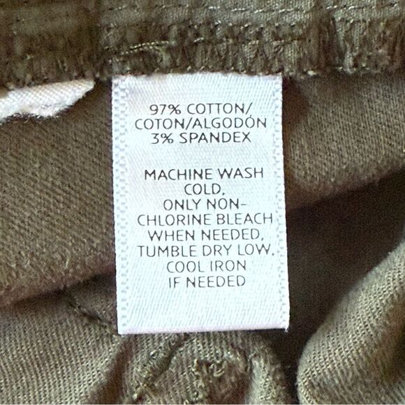 Ann Taylor LOFT Marisa Camo Women’s Green Denim Skinny Stretch Jeans Size 6 - Picture 5 of 9